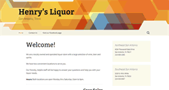 Desktop Screenshot of henrysliquor.net