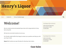 Tablet Screenshot of henrysliquor.net